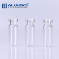 11mm Lab gc transparent crimp sterile vial with aluminum caps